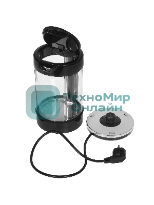 Чайник электрический Bosch TWK70B03 1.7 л, 2400 Вт, черный (корпус: стекло)