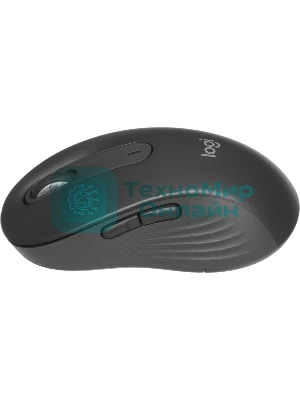 Мышь Logitech M650 L черный оптическая 4000dpi беспров. BT/Radio USB (910-006350)