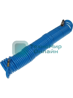 Шланг FUBAG 170302 спиральный с фитингами рапид полиуретан 15 бар 6x10мм 15м