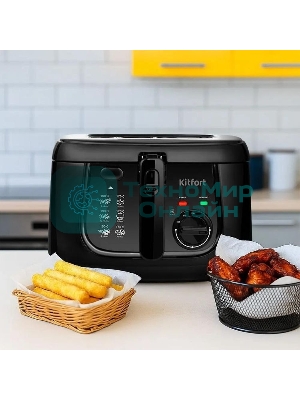 Фритюрница Kitfort КТ-2018 1800Вт черный