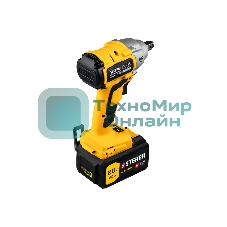 Гайковерт STEHER 20В бесщеточный, 1 АКБ (4А·ч), в кейсе. CWB-300-1