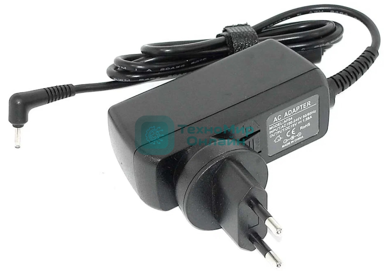 Блок питания (сетевой адаптер) для ноутбуков Asus 19V 1.58A 2.5x0.7мм 30W Travel Charger, OEM