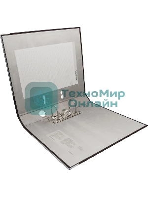 Папка-регистратор Silwerhof 2013467 A4 50мм, ПВХ/бумага черный, металлическая окантовка, сборная (упаковка: 2шт)