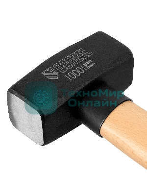 Кувалда Denzel 1000 г, кованая головка, буковая рукоятка