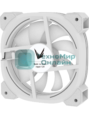 Вентилятор для корпуса Formula Nulight 12WH RGb 120х120x25 белый 3-pin 4-pin (Molex) 19.06дБ (NULIGHT 12WH FR) Ret