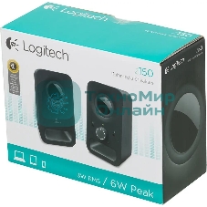 Колонки Logitech Z-150, черный 980-000814 Колонки 2.0