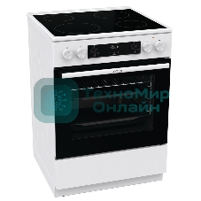 Плита электрическая Gorenje GEC6C40WD белый, конфорок 4 электрических, духовка 71 л, 60 см x 85 см x 60 см
