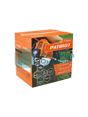 Триммер бензиновый Patriot 3555ES Country 1.8л.с. неразбор.штан. реж.эл.:леска/нож