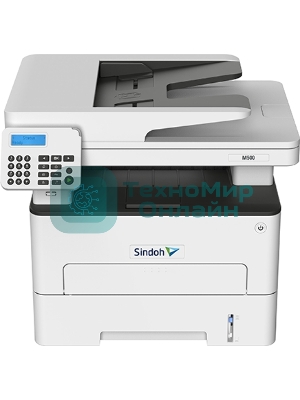 МФУ лазерное Sindoh M500 МОНОХРОМ А4,принтер/копир/сканер/факс 34 стр/мин,Wi-Fi. AirPrint,ADF 50,стартовый тонер в компл 700 отп.