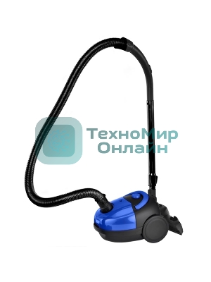 Пылесос Centek CT-2518 синий/черный, 350/1800 Вт, уборка сухая, пылесборник мешок, 1.5 л