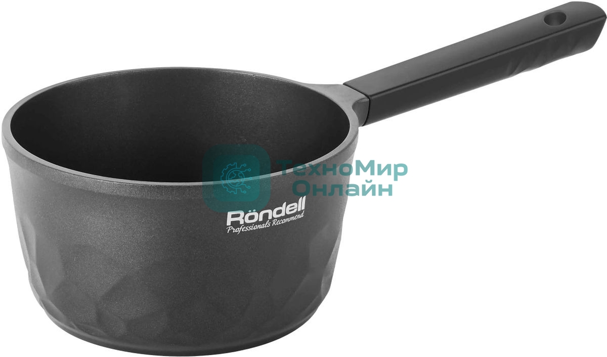 Ковш Rondell ArtDeco RDA-1253, 1.5 л, без крышки, черный