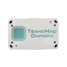 Блок из 2 розеток горизонтальный Kranz Mini OG открытой установки с заземлением, IP54 белый