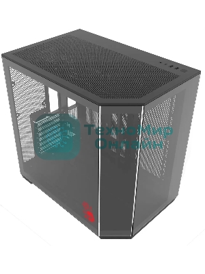 Компьютерный корпус Bloody BD-CC109 черный без БП ATX 10x120мм 2xUSB3.0 audio