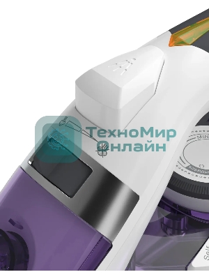 Утюг Candy CI-105 фиолетовый, 2700 Вт, 55 г/мин, 240 г/мин