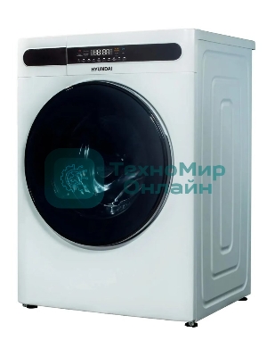 Стирально-сушильная машина Hyundai WMD8413 белый, загр. фронтальная макс.: 8 кг 1400 об/мин класс: А++