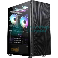 Компьютерный корпус Accord 3501 черный без БП ATX 2xUSB 2.0 1xUSB 3.0 1xUSB3.1 audio bott PSU