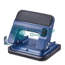 Дырокол Kw-Trio 09616BLUE, до 30 листов, металл синий, отверстий: 2