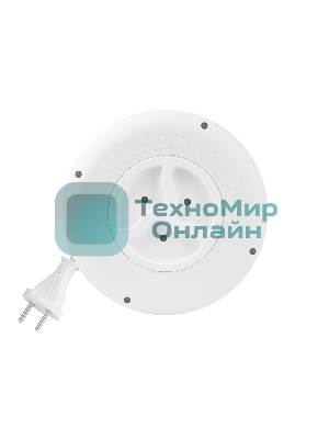 Удлинитель 3 гнезда 3 метра 10А/2,2 кВт, без заземления, круглый, белый (SBE-10-3-03-W)/40