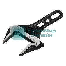 Ключ разводной Denzel 155 мм, CrV, кованый, укороченная рукоятка