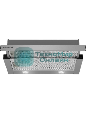 Вытяжка встраиваемая Maunfeld VS Light 50 нержавеющая сталь, 50 см, 520 куб. м/ч, 56 дБ