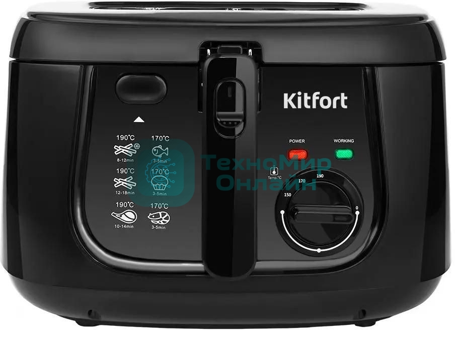 Фритюрница Kitfort КТ-2018 1800Вт черный