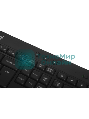 Комплект клавиатура+мышь беспроводной LOGITECH MK540 Advanced black (USB, 1000dpi) (920-008686)