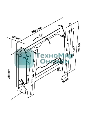 Кронштейн LE'STER LST-301.03 ТВ 10