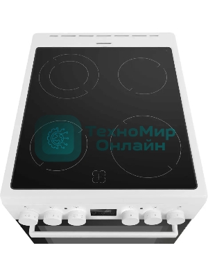 Плита электрическая Maunfeld MEC55CW08D белый, конфорок 4 шт, духовка 60 л, 50 см x 85 см x 60 см