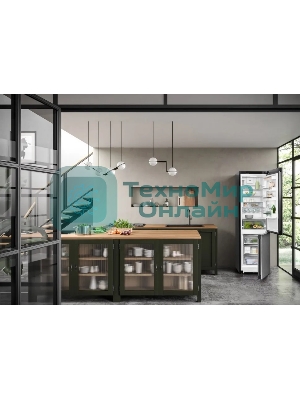 Холодильник Liebherr CNBDC 573I-22 001 черная нержавеющая сталь двухкамерный 266/94л морозилка снизу