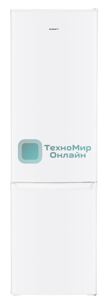 Холодильник Kraft KF-DC290W белый двухкамерный 220/70л морозилка снизу