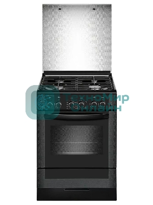 Плита газовая Gefest ПГ 6300-02 0346 черный, конфорок 4 шт, духовка 52 л, 60 см x 85 см x 60 см