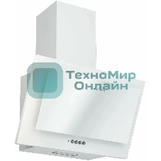 Вытяжка наклонная Elikor Коралл 50П-430-К3Д белый, 49 см, 430 куб. м/ч, 54 дБ