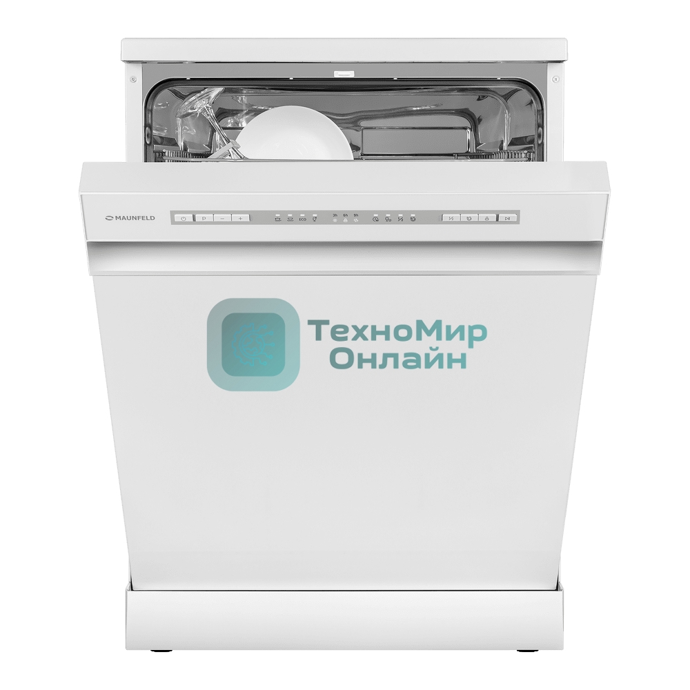 Посудомоечная машина Maunfeld MWF60120W, белый, 59.5 см, 12 компл., сушка конденсационная, 49 дБ, класс A++