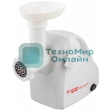 Мясорубка электрическая Белвар КЭМ-П2У-305-04 белый, 1800 Вт, 0.4 кг/мин, реверс, защита от перегрузки, насадки - 9