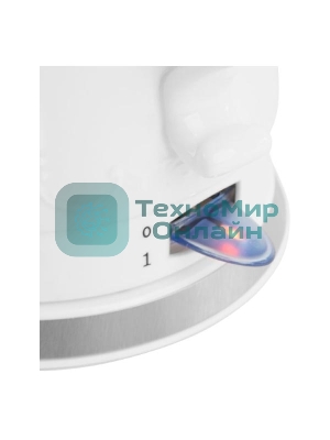 Чайник керамический Delta LUX DL-1236 белый