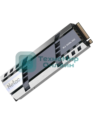 Накопитель SSD M.2 Netac 1.0Tb NV150HK Series NT01NV150HK-1T0-E4X Retail (PCI-E 5.0 x4, up to 13000/8000MBs, 3D NAND, DRAM, 600TBW, NVMe 2.0, 22х80мм, heatsink)