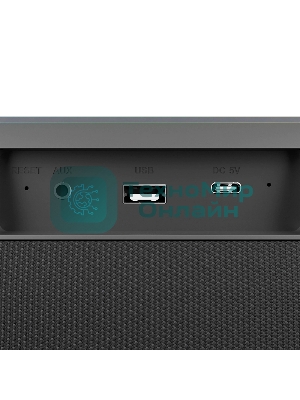 Колонка портативная Ural Молния Кварк черный/серый 240W 1.1 BT/3.5Jack/USB-C 10м 8000mAh (без.бат)