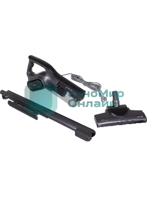 Пылесос вертикальный DEERMA Combo DX700S серый/черный, питание от сети, 210 Вт, уборка сухая, пылесборник 0.8 л