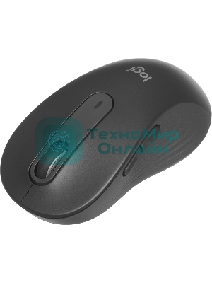 Мышь Logitech M650 L черный оптическая 4000dpi беспров. BT/Radio USB (910-006350)