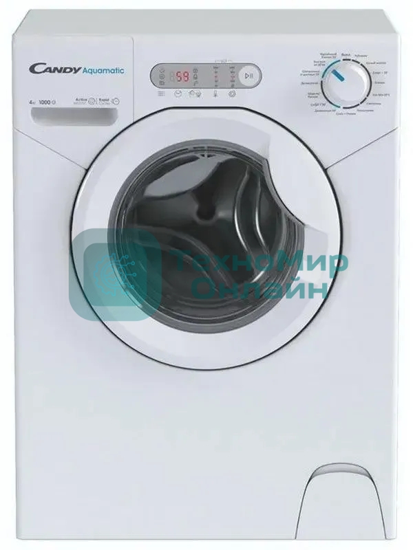 Стиральная машина Candy AQUE 1043D-07 белый, загрузка фронтальная 4 кг, 1000 об/мин., класс: А