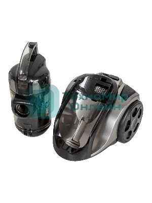 Пылесос JVC JH-VC311 серый/черный, 320/1800 Вт, уборка сухая, пылесборник контейнер, 2 л