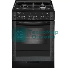 Плита газовая Gefest ПГ 6300-02 0346 черный, конфорок 4 шт, духовка 52 л, 60 см x 85 см x 60 см