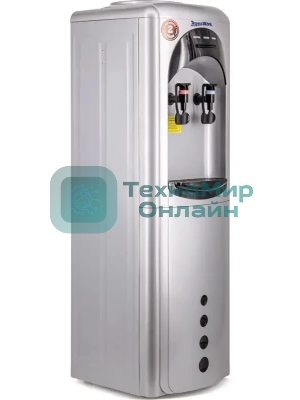 Кулер Aqua Work 17LDR напольный, электронный, серебристый/черный