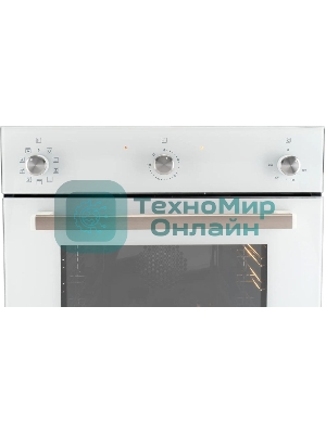 Духовой шкаф Электрический Hyundai 6009.03 WG белый стекло