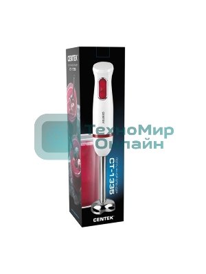 Блендер Centek CT-1335 белый/красный