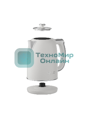 Чайник электрический Galaxy Line GL 0361 белый 1.7 л, 2200 Вт, нерж.сталь/пластик