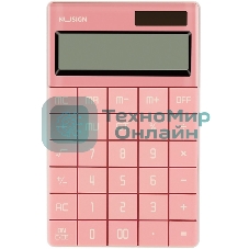 Калькулятор настольный Deli Nusign ENS041pink розовый 12-разр.