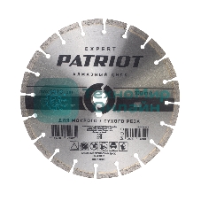 Диск PATRIOT EXPERT  алмазный сегментный 300х25,4/20 по Бетону