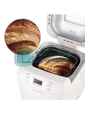 Хлебопечка Kitfort КТ-311 550Вт белый