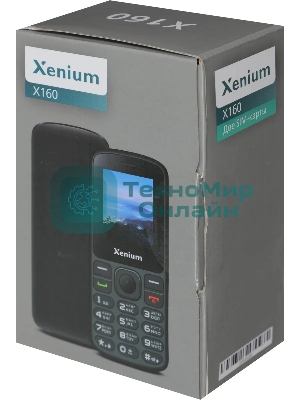 Мобильный телефон Xenium X160 черный моноблок 1.77